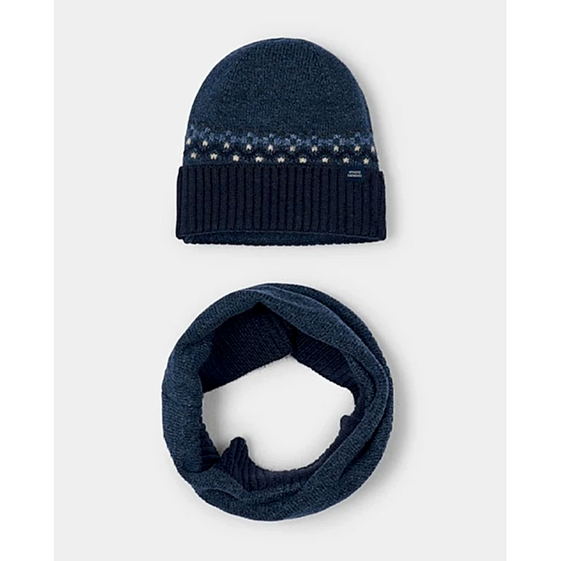 Mayoral Kışlık Erkek Örme Atkı Bere Set Lacivert