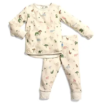 ErgoPouch Organik Pamuklu Uzun Pijama Takım 1.0 TOG - Savannah Ekru