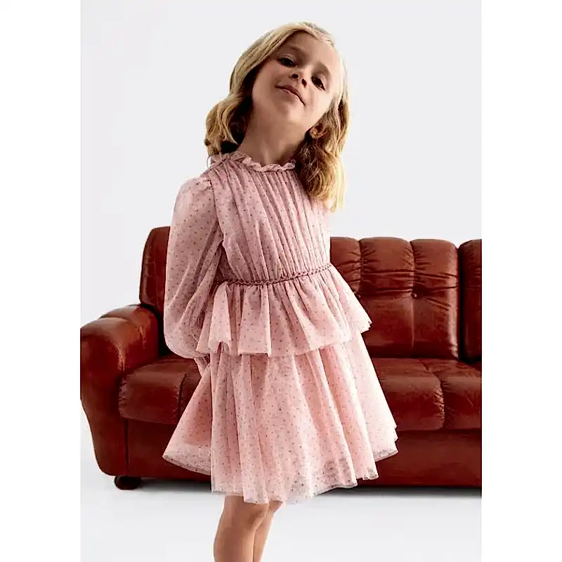 Abel & Lula Kışlık Kız Elbise Pembe