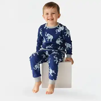 Kidzee Elephant Zee Pijama Takımı 1.5 Tog Lacivert