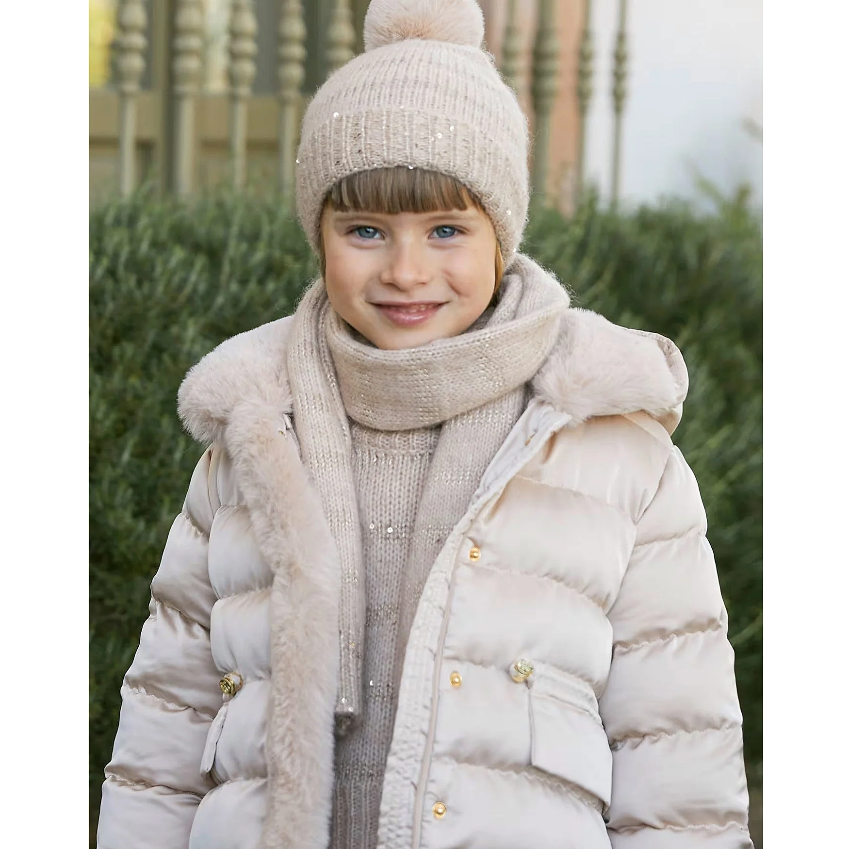 Abel Lula Kışlık Kız Mont Bej