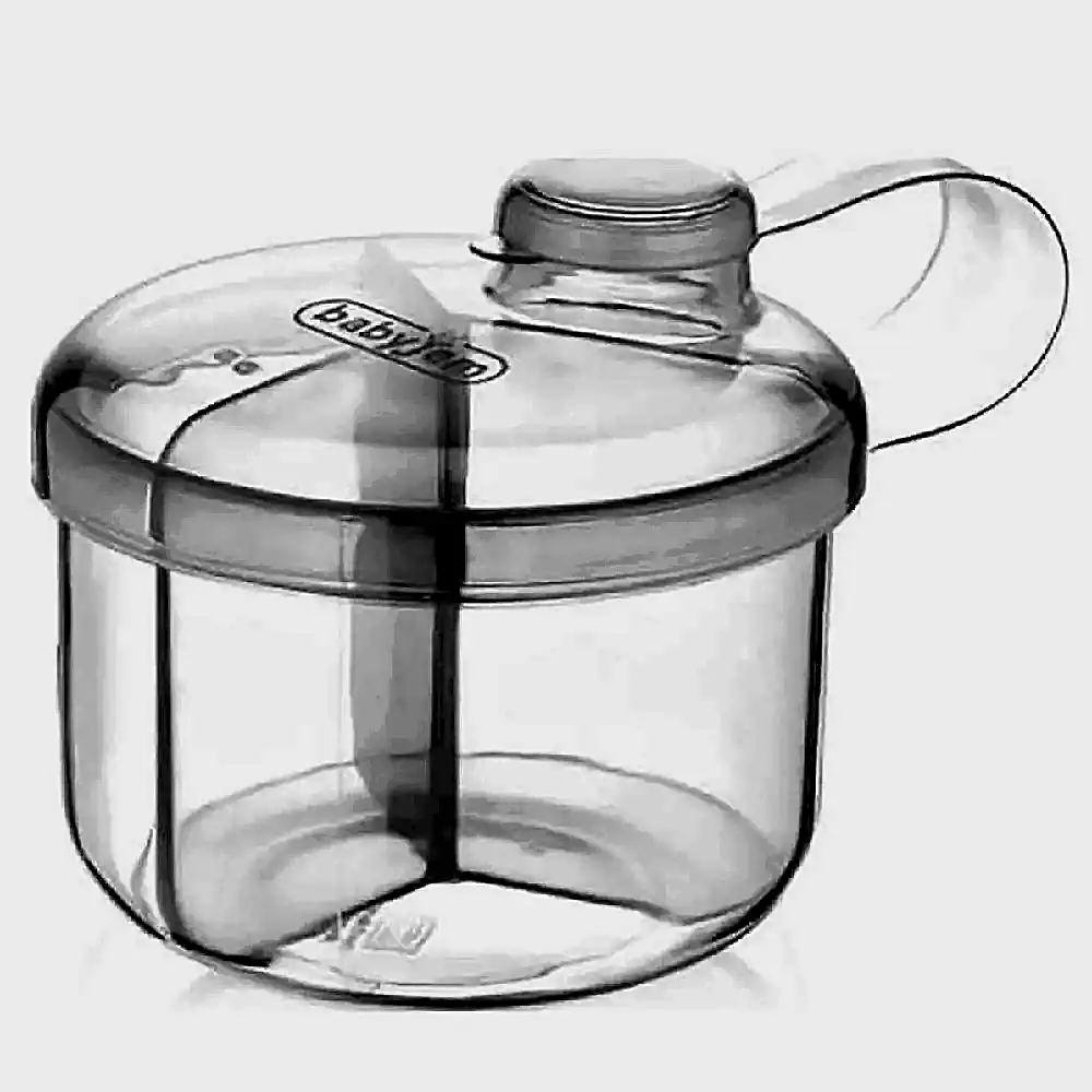 BabyJem Toz Mama Saklama Kabı Şeffaf STD