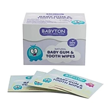 Babyton Doğal Bebek Diş Temizleme Mendilleri STD
