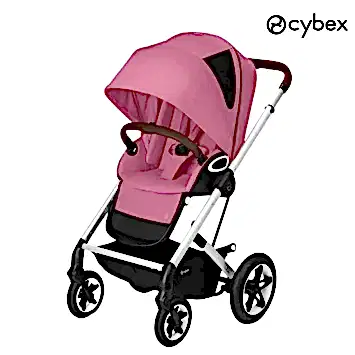 Cybex Talos S Lux Bebek Arabası Silver Magnolia Pink
