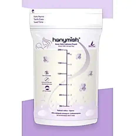 Hanymish Anne Sütü Saklama Poşeti 20 Adet 200 ml STD
