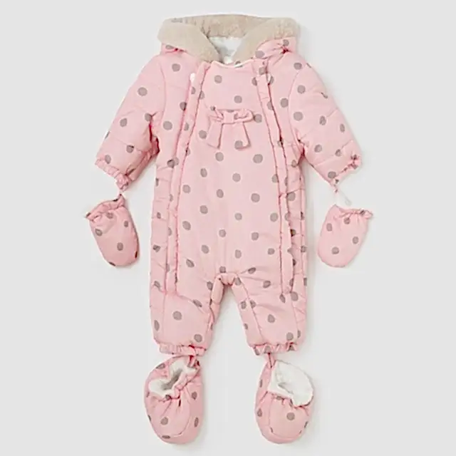 Mayoral Kışlık Bebek Kar Tulumu - Astronot Pembe