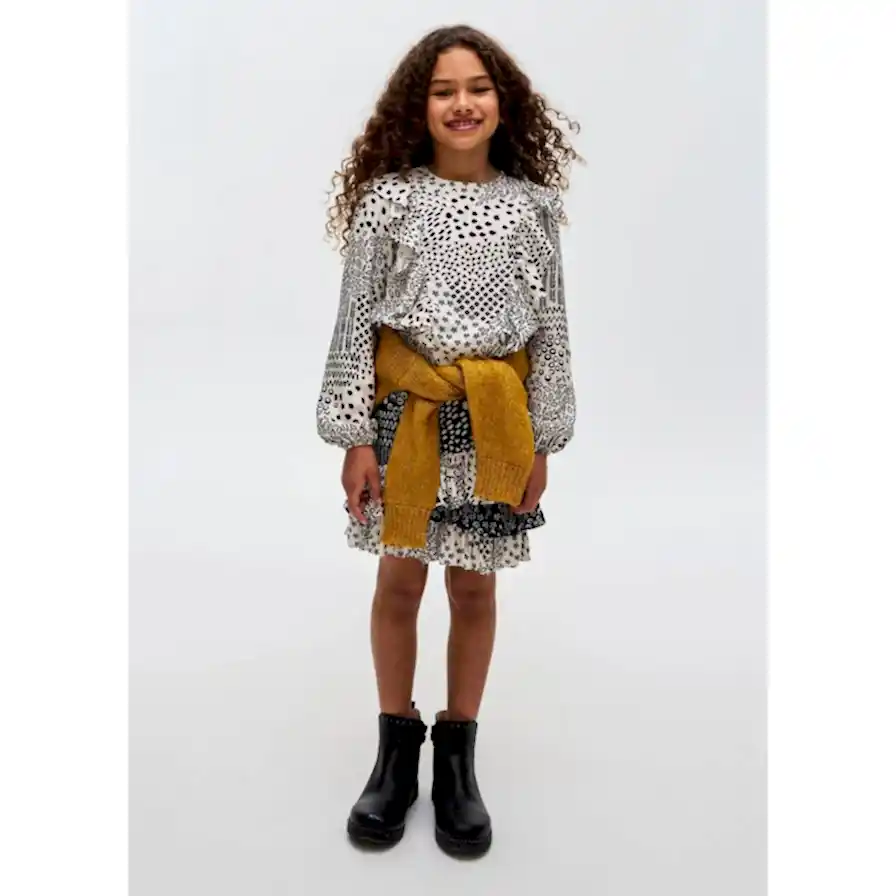 Mayoral Kışlık Kız Uzun Kol Bluz Siyah