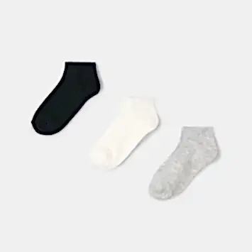 Mayoral Yazlık Erkek Kısa Çorap 3'lü Set Antrasit