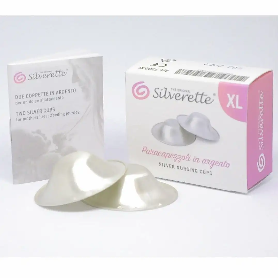 Silverette Gümüş Göğüs Ucu Koruma Kapağı XL 2'li STD