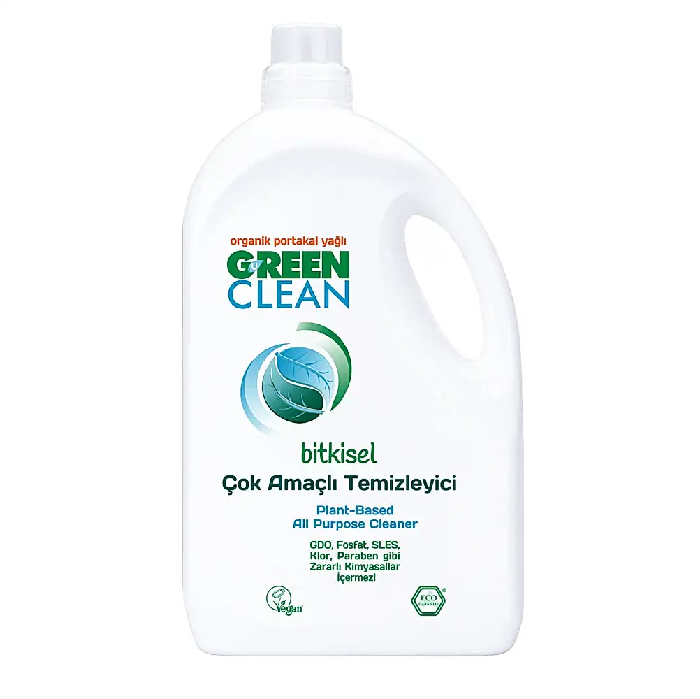 U Green Clean Organik Portakal Yağlı Bitkisel Çok Amaçlı Temizleyici 2750 ml