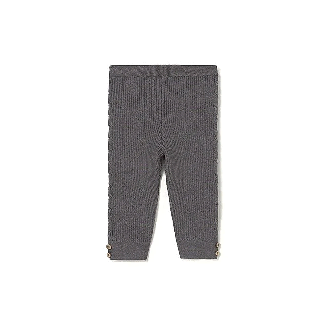 Mayoral Kışlık Kız Bebek Örme Triko Tayt Pantolon Gri