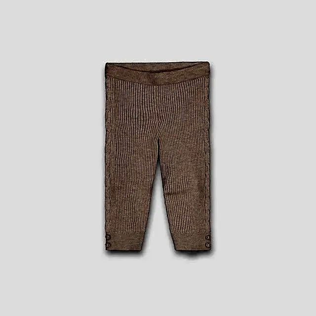 Mayoral Kışlık Kız Bebek Örme Triko Tayt Pantolon Bej