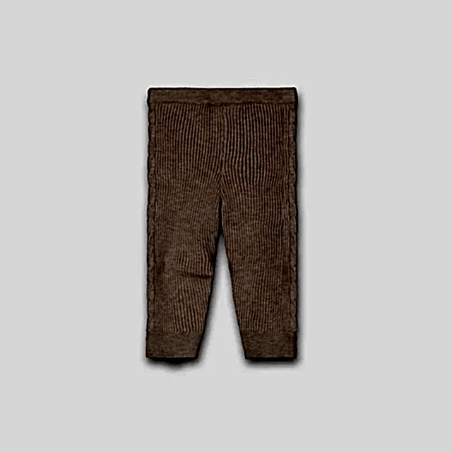 Mayoral Kışlık Kız Bebek Örme Triko Tayt Pantolon Bej