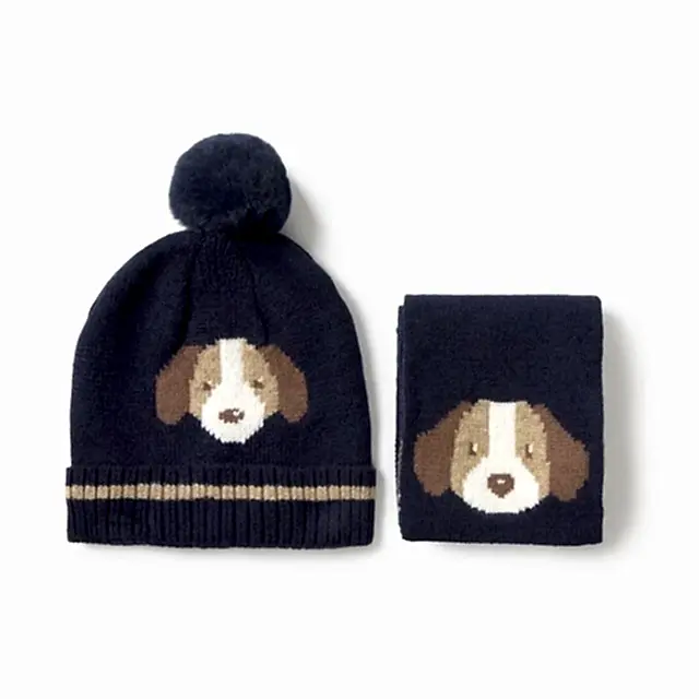 Mayoral Kışlık Erkek Bebek Örme Atkı Bere Set Lacivert