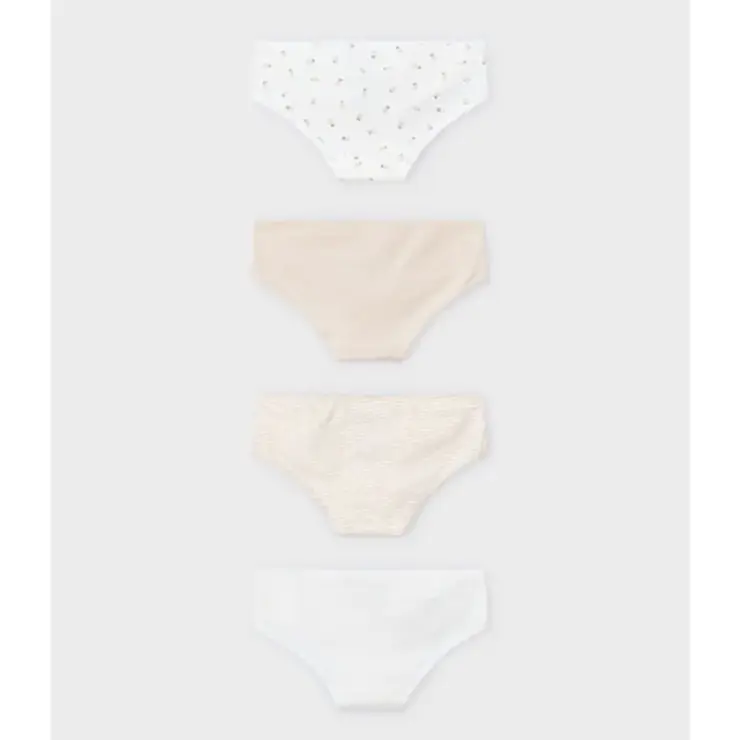 Mayoral Kız Külot Dörtlü Set Bej