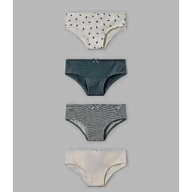 Mayoral Kız Külot Dörtlü Set Yeşil