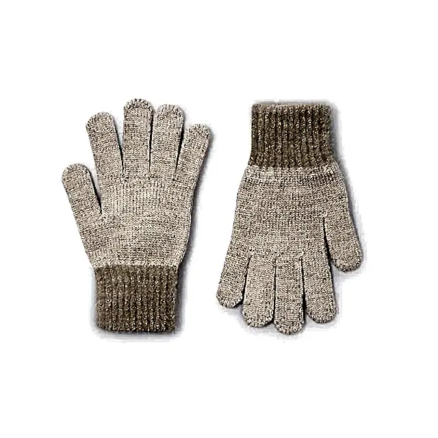 Mayoral Kışlık Kız Kürklü Örme Eldiven Bej