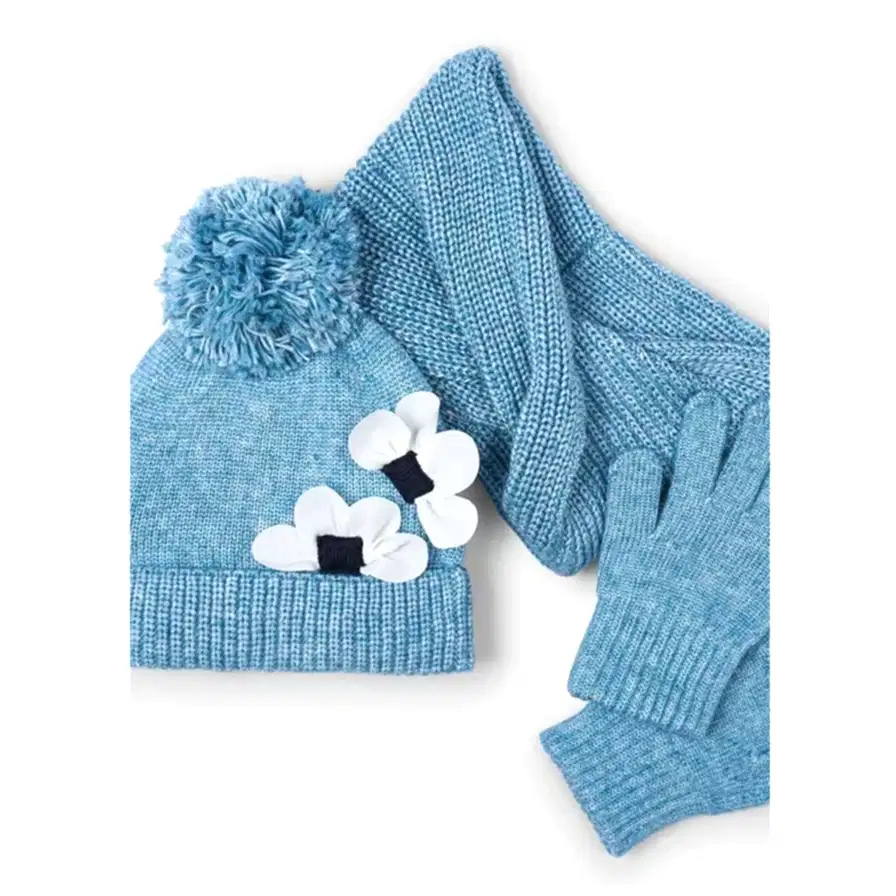 Mayoral Kışlık Kız Örme Atkı Bere Eldiven Üçlü Set Yeşil