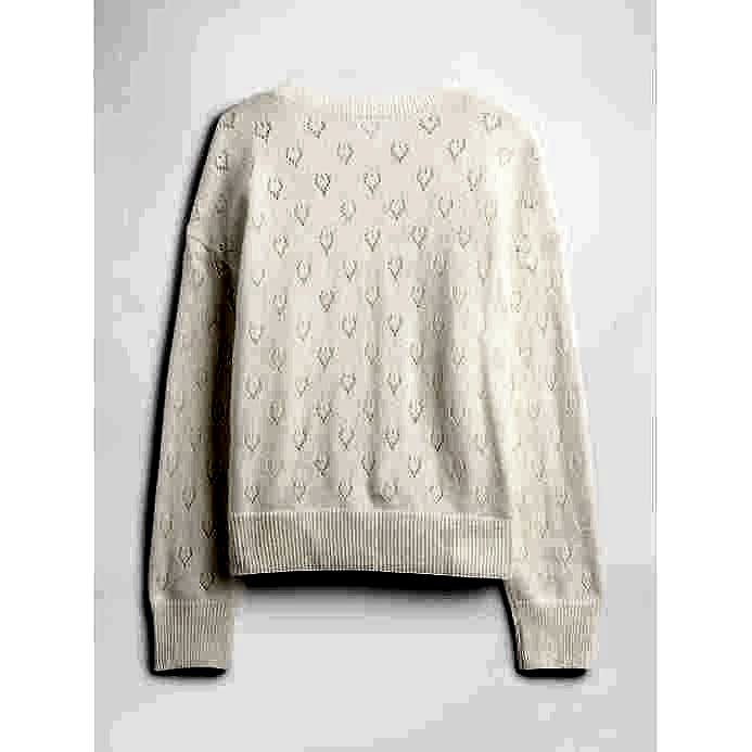 GAP Kışlık Kız Bebek Kazak Ekru