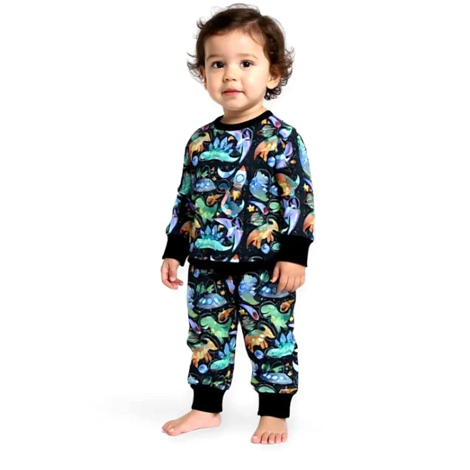 Kidzee Space Dino Pijama Takımı 1.0 Tog Lacivert