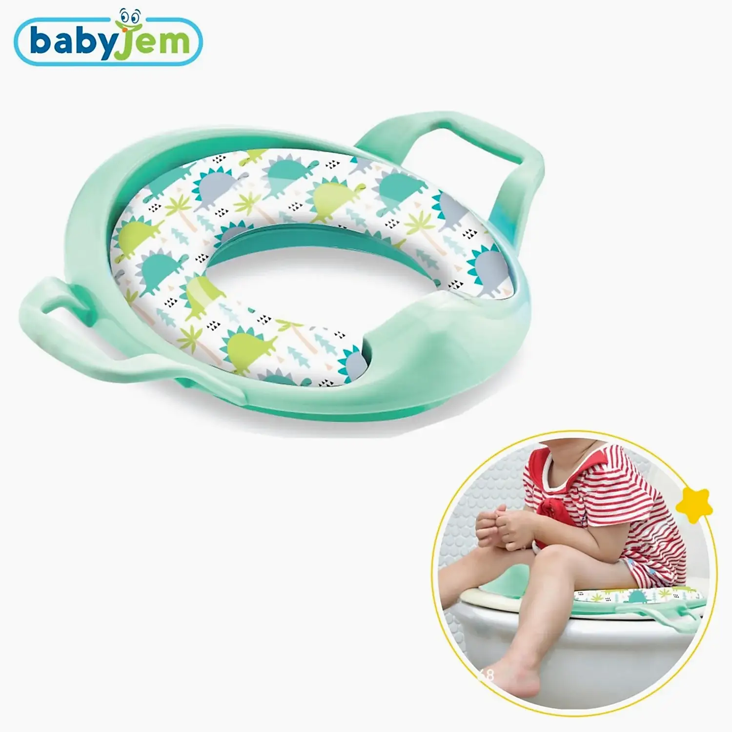 BabyJem Mega Klozet Adaptörü Yeşil