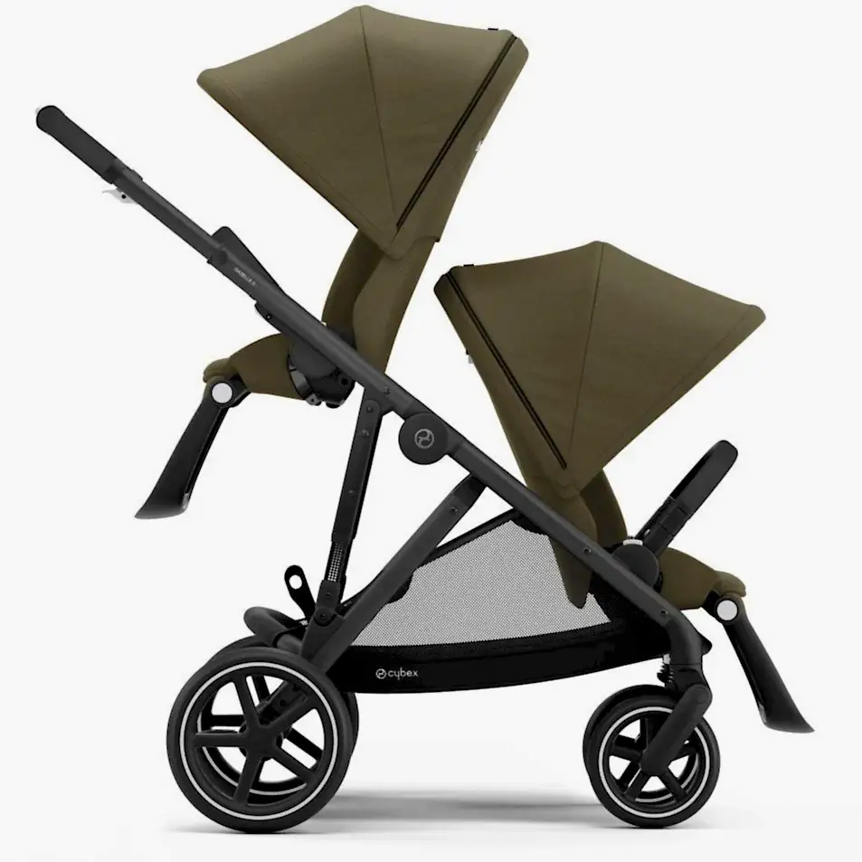 Cybex Gazelle S Black İkiz Bebek Arabası- Classic Beige
