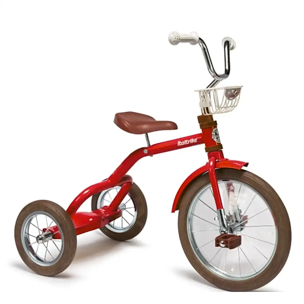 Italtrike Üç Tekerlekli Çelik Bisiklet - Kırmızı