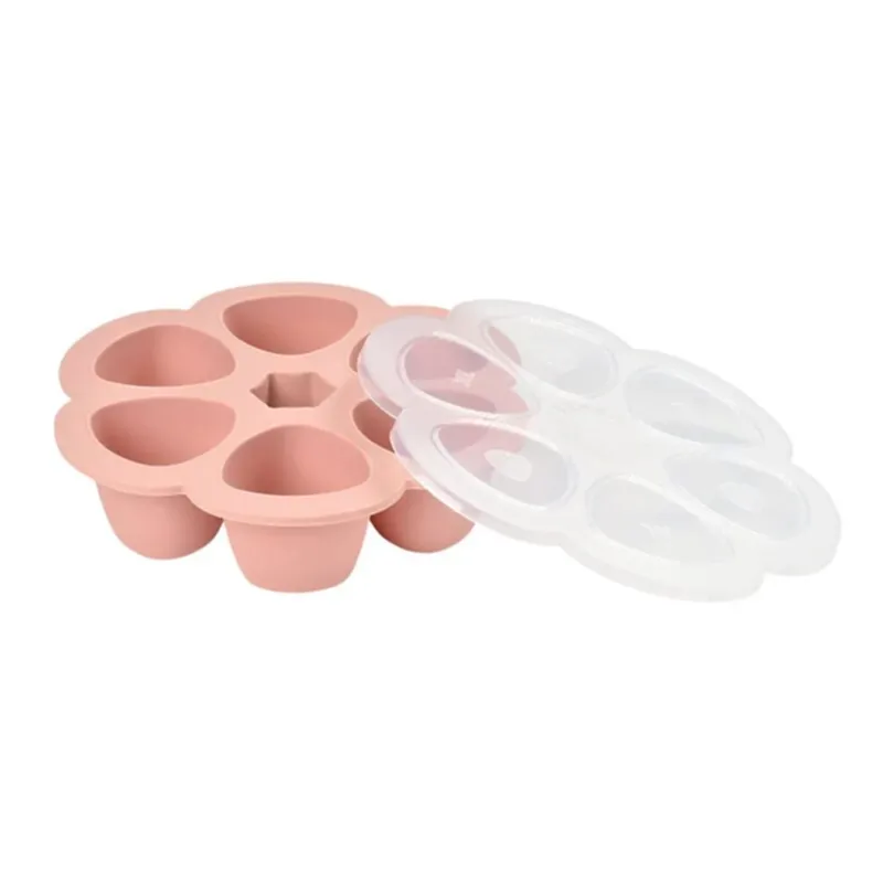 Beaba Silikon 6Lı Sıcak & Soğuk Saklama Kabı Old Pink 6 X 150Ml