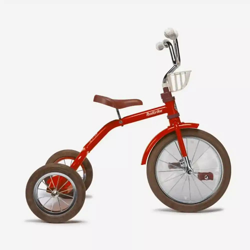 Italtrike Üç Tekerlekli Çelik Bisiklet - Kırmızı