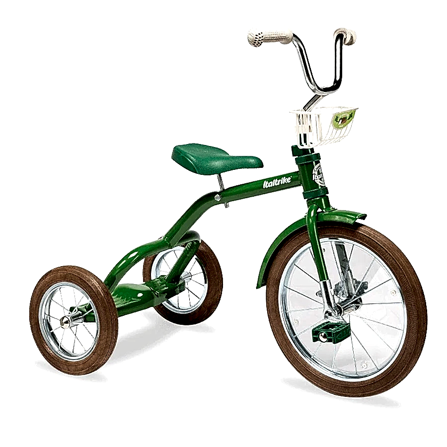 Italtrike Üç Tekerlekli Çelik Bisiklet - Yeşil