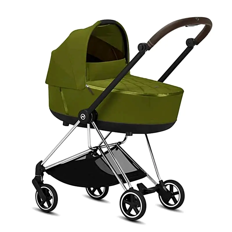 Cybex Mios Bebek Arabası Chrome Brown- Khaki Green+ Portbebe STD
