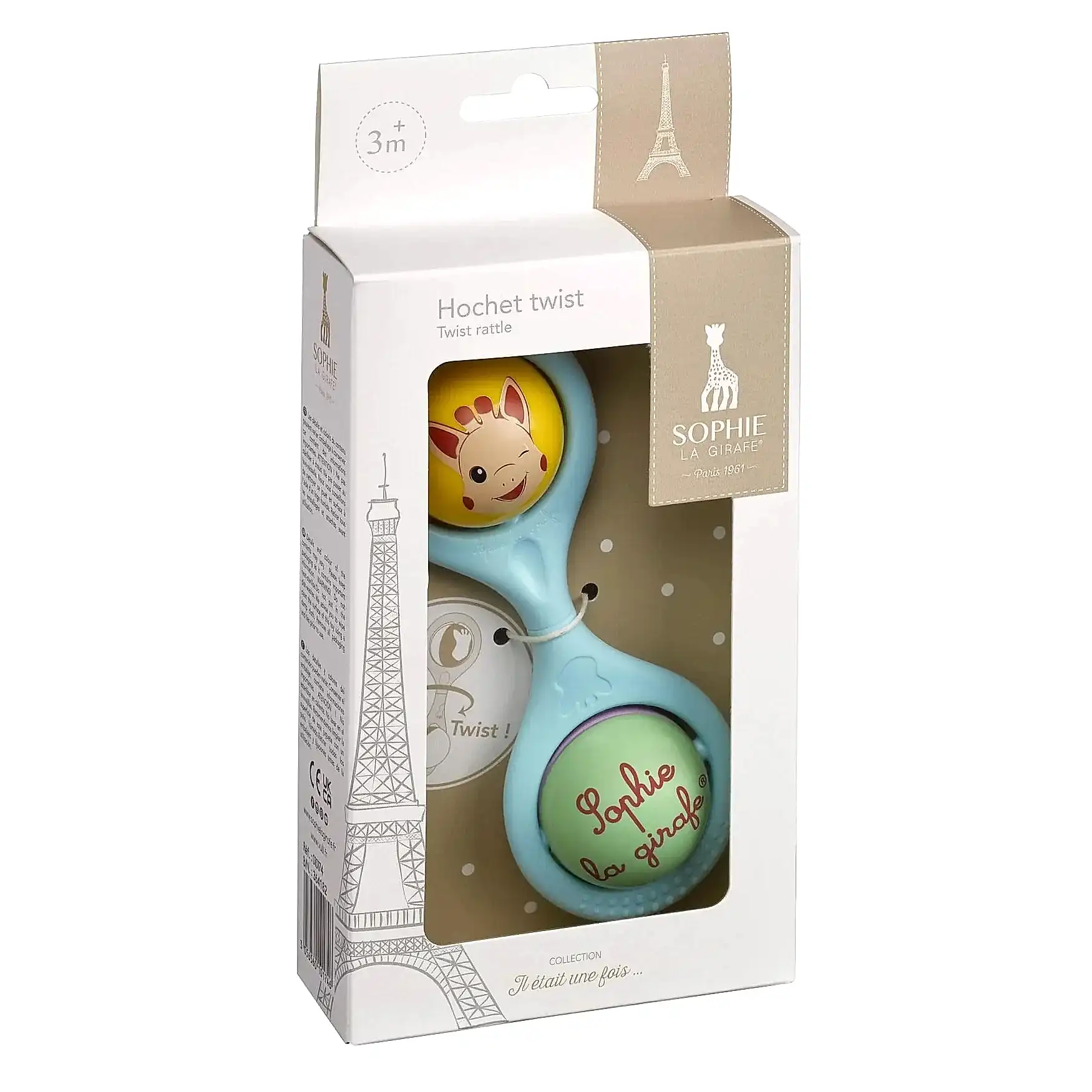 Vulli Sophie La Girafe Twist Çıngırak Mint