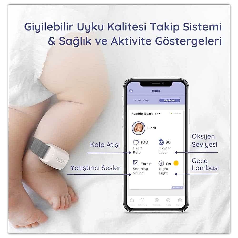 Hubble Guardian+ Giyilebilir Bebek Takip Cihazı