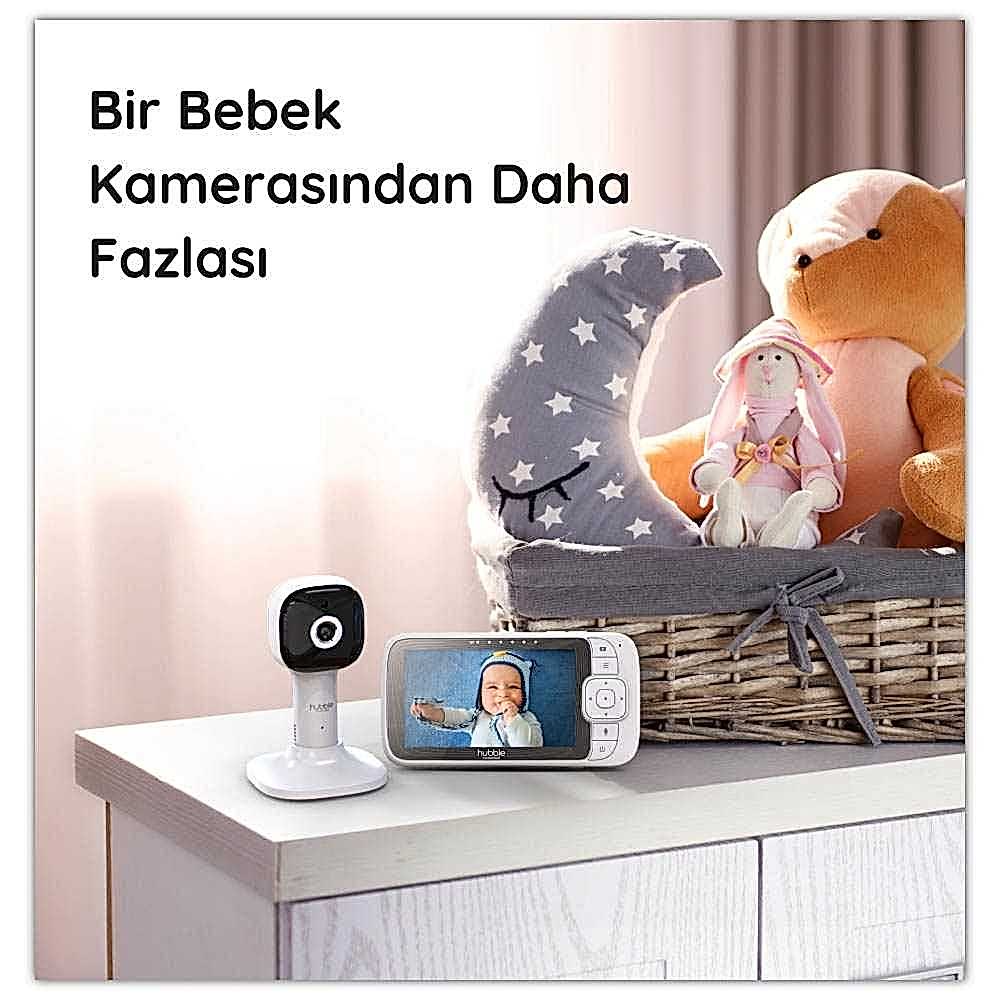 Hubble Nursery Pal Cloud Wifi-Connect 5’’ Dijital Ekranlı Bebek Kamerası