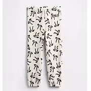 GAP Logolu Kışlık Kız Bebek Jogger Eşofman Altı Ekru