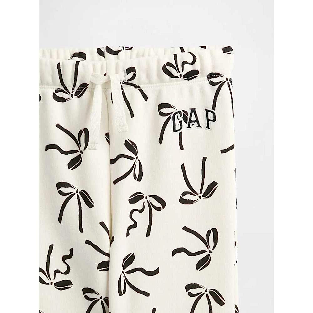 GAP Logolu Kışlık Kız Bebek Jogger Eşofman Altı Ekru