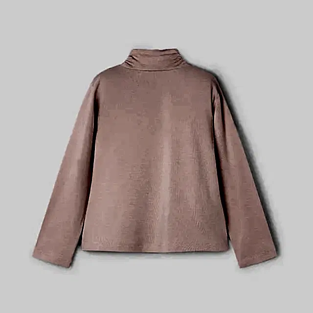 Mayoral Kışlık Kız Basic Yarım Balıkçı Viskos Bluz Pembe