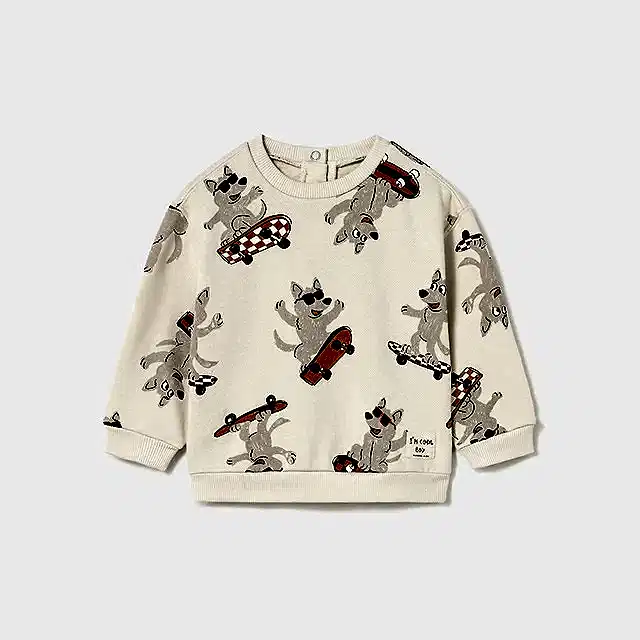 Mayoral Kışlık Erkek Bebek Sweatshirt Bej