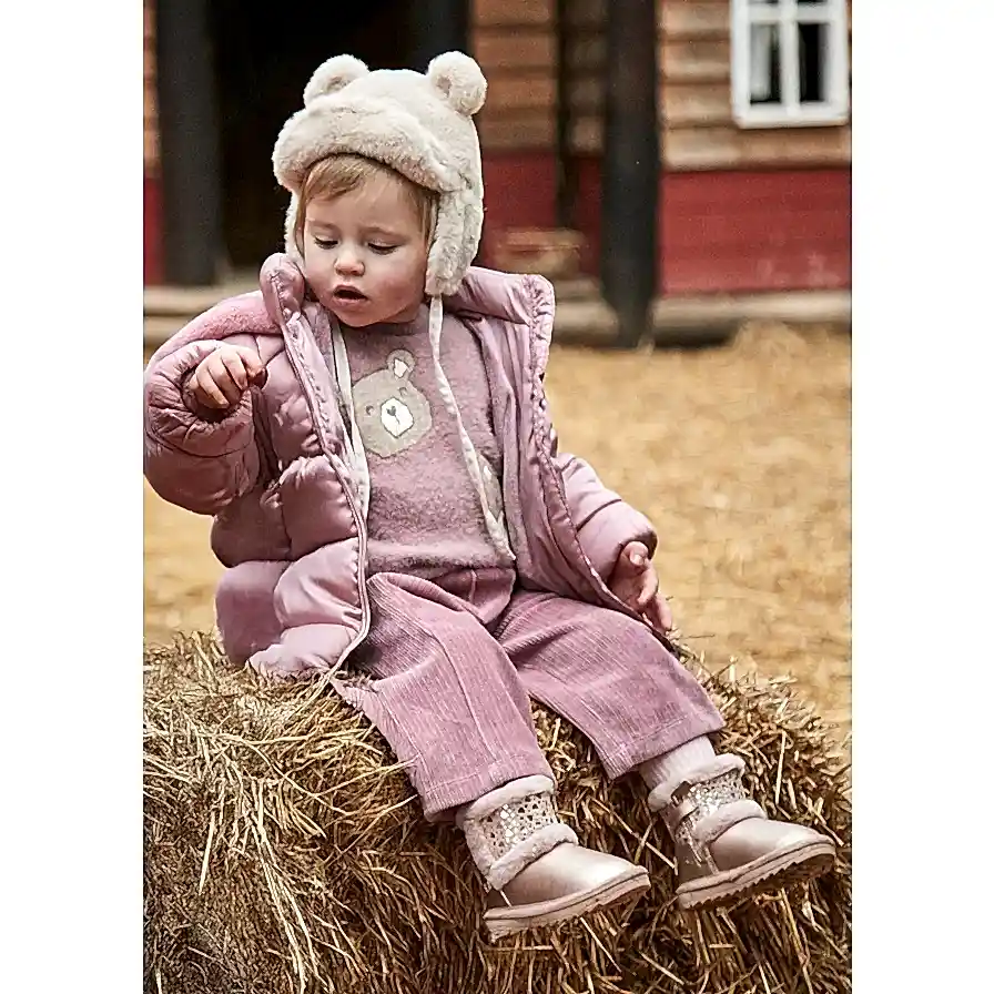 Mayoral Kışlık Kız Bebek Pantolon Pembe