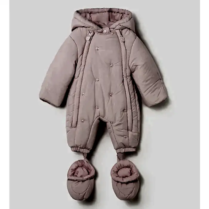 Mayoral Kışlık Bebek Astronot Kar Tulumu Pembe
