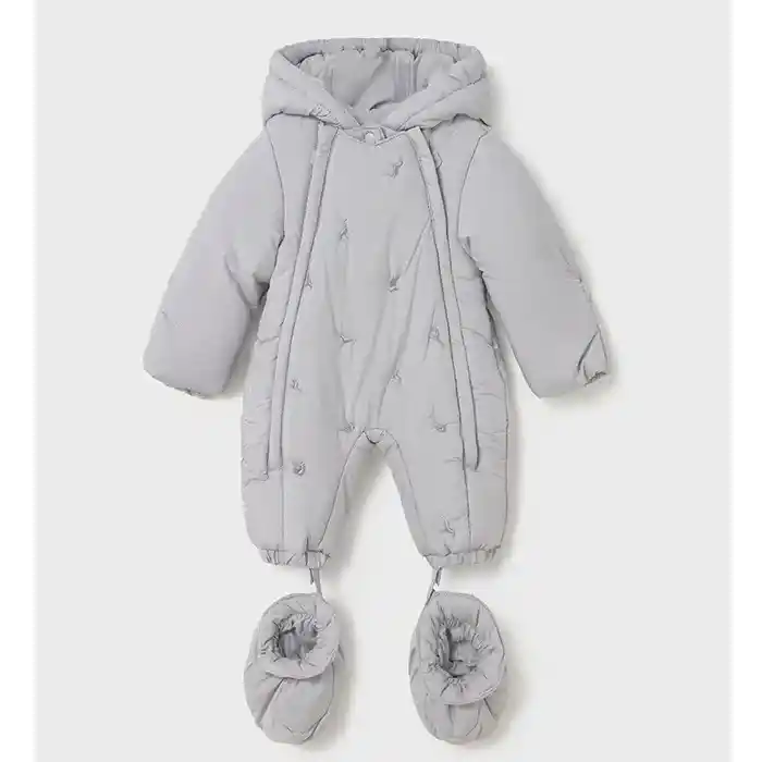 Mayoral Kışlık Bebek Astronot Kar Tulumu Gri