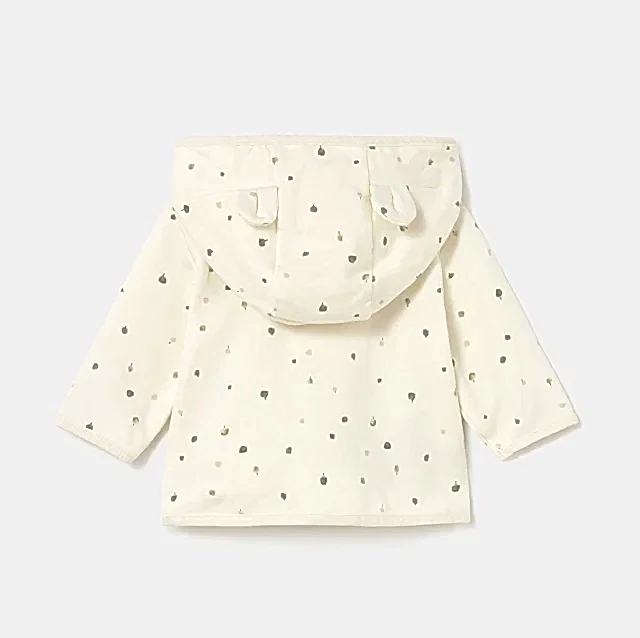 Mayoral Kışlık Kız Bebek Ceket Bluz Eşofman Set Ekru