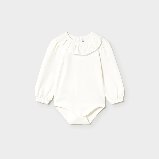 Mayoral Kışlık Kız Bebek Uzun Kol Body Ekru