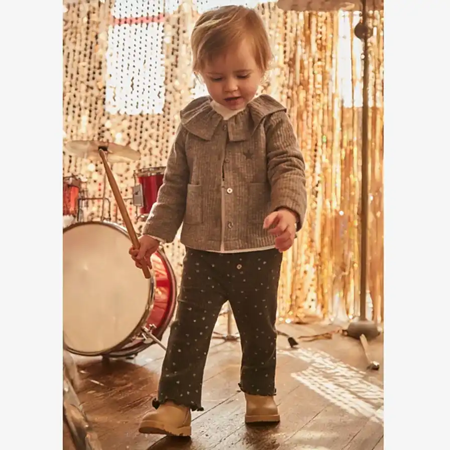 Mayoral Kışlık Kız Bebek Yumuşak Pantolon Siyah