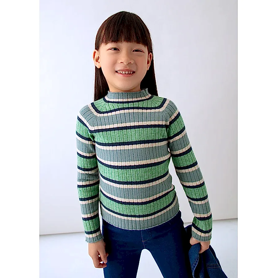 Mayoral Kışlık Kız Yarım Balıkçı Kazak Yeşil