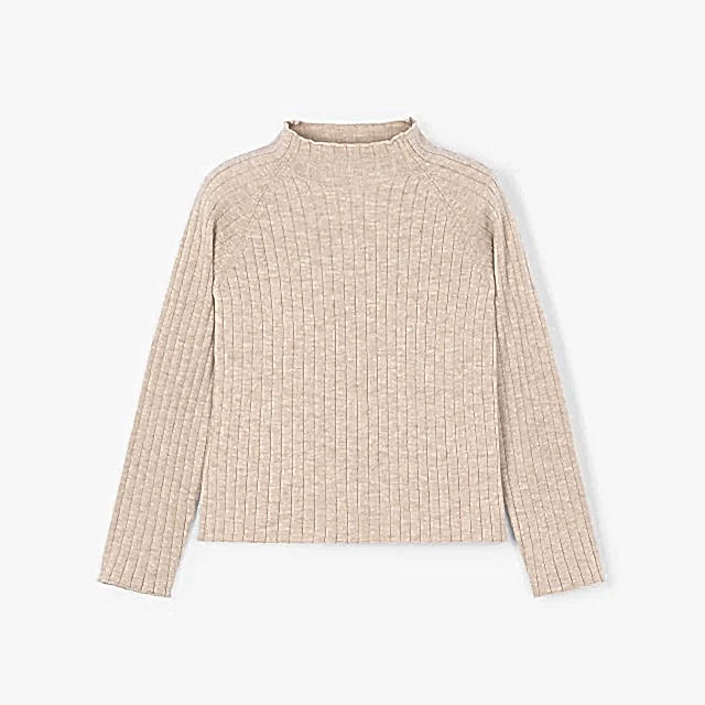 Mayoral Kışlık Kız Yarım Balıkçı Kazak Kahverengi