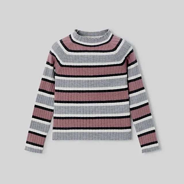 Mayoral Kışlık Kız Yarım Balıkçı Kazak Gri