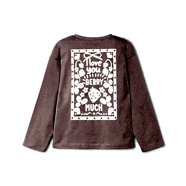 Mayoral Kışlık Kız Uzun Kol T-shirt Pembe