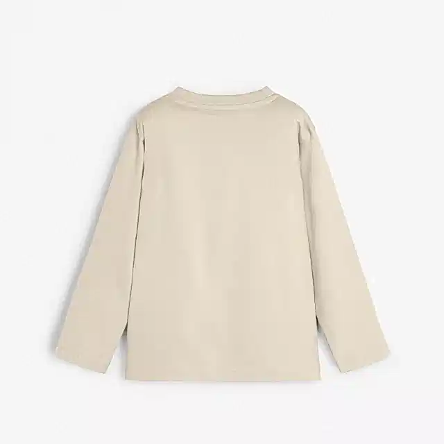 Mayoral Kışlık Erkek Uzun Kol T-shirt Bej