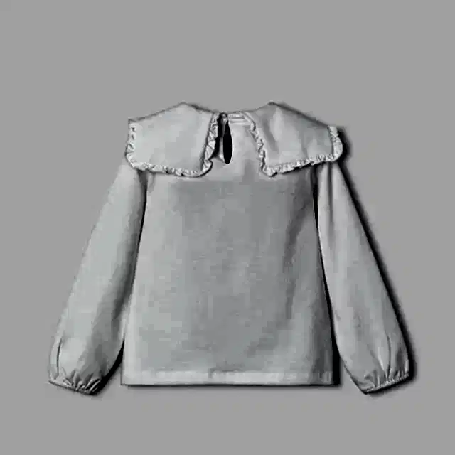 Mayoral Kışlık Kız Uzun Kol Bluz Ekru